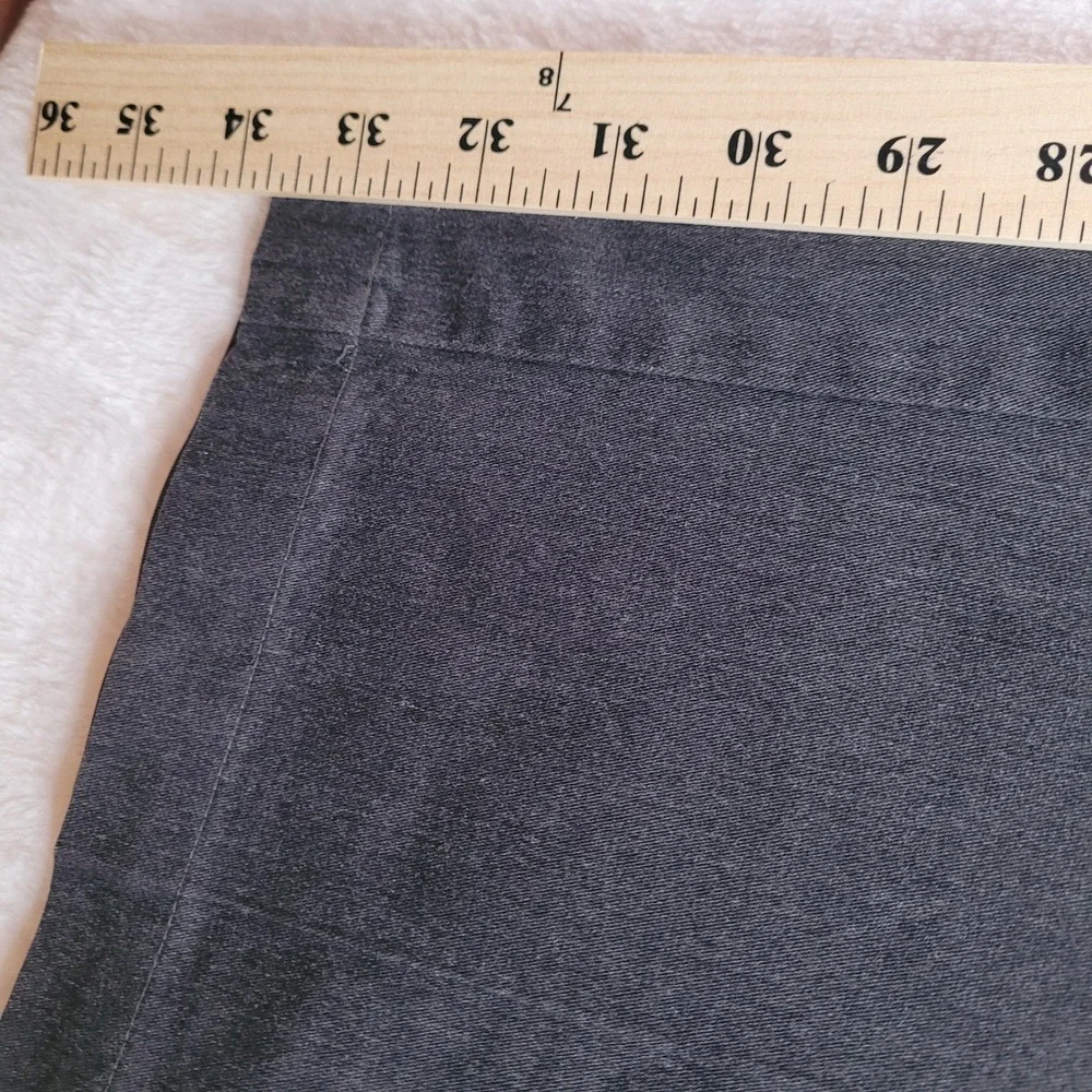 Dockers Mens Relaxed Fit Flat Front Chino Pants Gray 36x34 Cotton Blend 0121